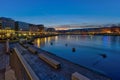 Rhone river in Geneva, Switzerland, HDR Royalty Free Stock Photo