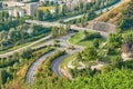 The Rhone river in Sion, Valais, Switzerland 2023