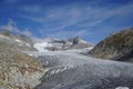 Rhoneglacier in Switzerland Royalty Free Stock Photo
