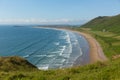 Rhossili beach The Gower peninsula South Wales one of the best beaches in the uk