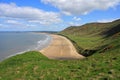 Rhossili beach, Wales Royalty Free Stock Photo