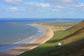 Rhossili beach, Wales Royalty Free Stock Photo