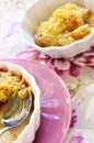 Rhubarb crumble