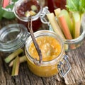 Rhubarb jam Royalty Free Stock Photo