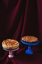 Rhubarb and meringue pie Royalty Free Stock Photo