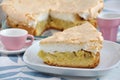 Rhubarb meringue pie Royalty Free Stock Photo