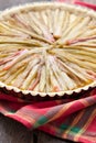 Rhubarb pie Royalty Free Stock Photo