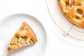 Rhubarb pie Royalty Free Stock Photo