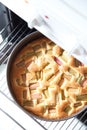 Rhubarb pie Royalty Free Stock Photo