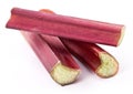 Rhubarb stalks. Royalty Free Stock Photo