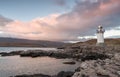 Rhue Lighthouse near Ullapool Scotland Royalty Free Stock Photo