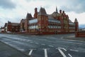 Royal Alexandra Hospital of Rhyl seen closed on Christmas Day Royalty Free Stock Photo