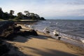 Rhyll foreshore and beach Royalty Free Stock Photo