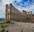 Rhyolite Bank Ruins Royalty Free Stock Photo