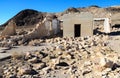 Rhyolite ghost town Royalty Free Stock Photo