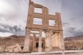 Rhyolite Ghost Town near Death Valley in Nevada Royalty Free Stock Photo