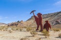 Rhyolite Ghost Town.Nevada.USA - February 21, 2018 -