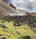 Rhyolite mountain Royalty Free Stock Photo