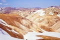 Rhyolite mountains, Iceland Royalty Free Stock Photo