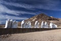 Rhyolite Historical Ghost Town Public Art Sculptures Desert Mountain Background