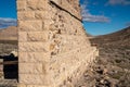 Rhyolite, NV, USA - Rhyolite is a ghost town in Death Valley National Park with multiple ruins Royalty Free Stock Photo