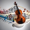 A rhythmic composition inspired by the flow of music and the essence of sound, resonating with rhythm and musicality3 Royalty Free Stock Photo