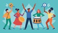 The rhythmic drumming serves as a powerful call to action inspiring the listeners to be agents of peace in their Royalty Free Stock Photo