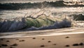 Breaking Wave on a Sandy Beach