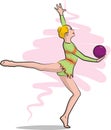 Rhythmic gymnastics - ball