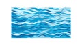 Rhythmic Ocean Surface: Blue Water Ripple Texture Vector, vector design Generative AI Royalty Free Stock Photo