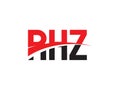 RHZ Letter Initial Logo Design Vector Illustration Royalty Free Stock Photo