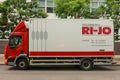 RI-JO poulterer delivery truck, Rotterdam, Netherlands Royalty Free Stock Photo