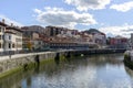 Ria del Nervion in Bilbao Spain