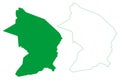 Riachao do Jacuipe municipality Bahia state, Municipalities of Brazil, Federative Republic of Brazil map vector illustration, Royalty Free Stock Photo