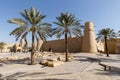 Riad, Saudi Arabia, February 15 2020: Old Al Masmak fort in downtown Riyadh, Kingdom of Saudi Arabia