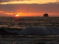 Rialto Beach sunset, WA, USA Royalty Free Stock Photo