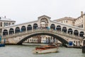 Canal Grande with Rialto Bridge in Venice, Italy