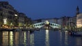 Rialto Bridge - Grand Canal - Venice - Italy Royalty Free Stock Photo