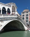 Rialto bridge over Canal Grande Royalty Free Stock Photo