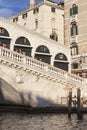 Rialto Bridge Ponte de Rialto over Grand Canal , Venice, Italy