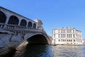 The Rialto Bridge (Ponte di Rialto) over the Grand Canal in Venice, Italy