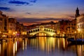 Rialto Bridge in Venice Royalty Free Stock Photo