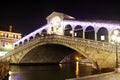 The Rialto bridge, Venice, Italy Royalty Free Stock Photo