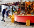 Rialto Market - Fruit and Vegetable traders - Venice Italy