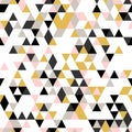 Riangle Seamless Background with Triangle Shapes of Different colors.