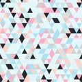 Riangle Seamless Background with Triangle Shapes of Different colors.