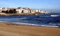 Riazor beach Royalty Free Stock Photo