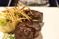 Rib eye steak in a restaurant of El Calafate, Argentina Royalty Free Stock Photo