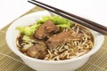 Rib pork noodle soup Royalty Free Stock Photo