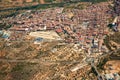 Riba-Roja Ribarroja del Turia village aerial Royalty Free Stock Photo